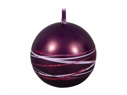 265392 1 svicka saturn koule vanocni metalicka leskla d6cm