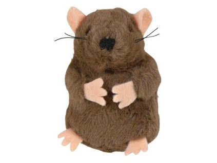 239667 stojici piskaci plysovy krtek s catnipem 5cm trixie rp 0 90 kc