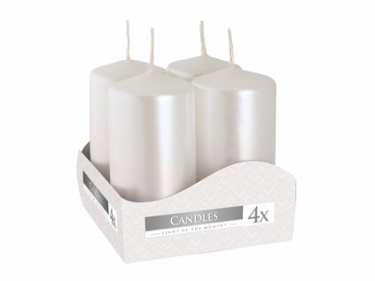 46200 svicka advent d4x6cm 4ks metal lesk bila