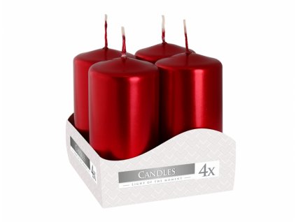 93447 svicka adventni metalicka leskla d4x6cm 4ks