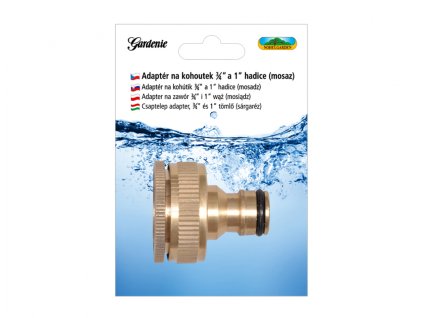 261372 adapter na kohoutek pro hadici 3 4 a 1 mosazny