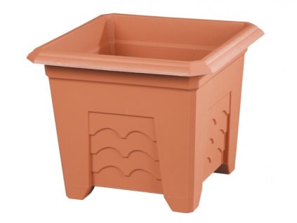 217329 1 obal na kvetnik terrissima plastovy terakota 35x35x29cm