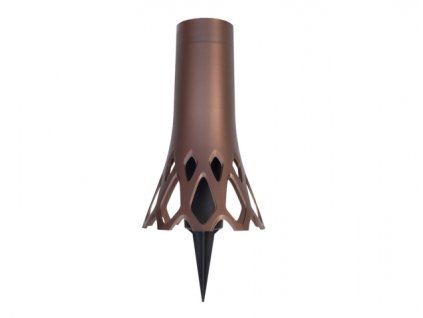 166986 vaza hrbitovni roseta se zapichem d9x30cm