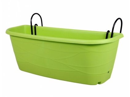 259962 1 truhlik maya na zabradli s vodoznakem a haky plastovy 50cm