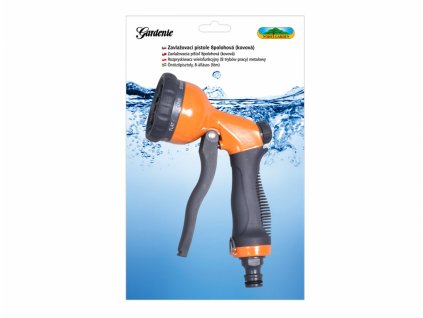 261438 pistole na hadici zavlazovaci 8polohova s kovovym vnitrkem