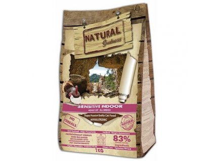 245082 natural greatness sensitive indoor cat recip kure kruta 2kg