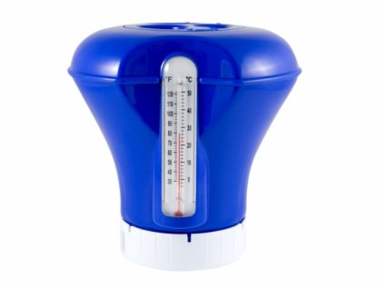 150207 davkovac bazenove chemie chlorinator plovouci s teplomerem
