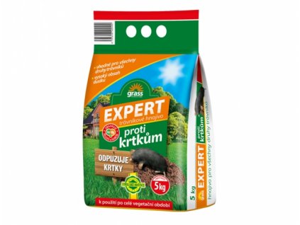 151290 hnojivo grass expert na travnik proti krtkum 5kg