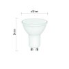 176439 5 led zarovka classic mr16 3 8w gu10 neutralni bila