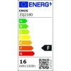 176517 5 led zarovka classic globe 15 3w e27 tepla bila