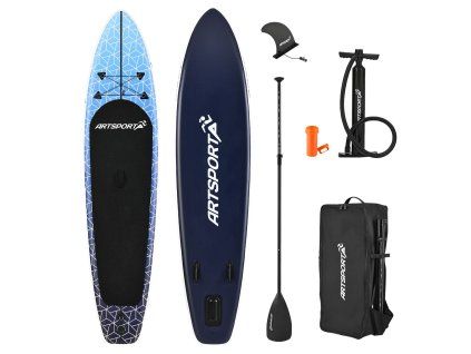 Paddleboard s příslušenstvím modrý