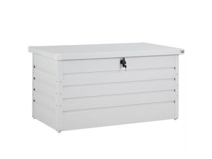 Kovový úložný box 360 L - světle šedý