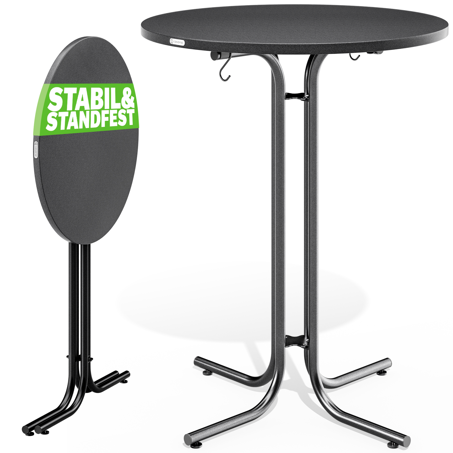 Fotografie produktu: Skládací barový stůl Ø80 cm - antracit