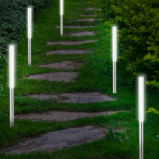 Fotografie produktu: Sada 5 LED solárních lamp - bílá