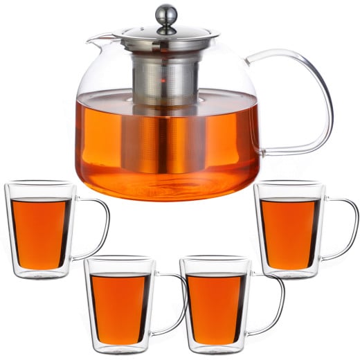 Fotografie produktu: Skleněný čajový set 1,5L