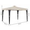 Ratanový altán 3x4 m 24268