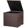Úložný box 75x75x70cm - hnědý