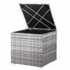 Úložný box 75x75x70cm - šedý