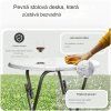 Barový skládací stůl Ø60cm - bílý výhody