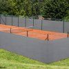 Stínicí síť na plot 10 m - šedá využití