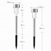 sada 8 led solarnych lamp farebne rozmery