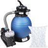 Pískový filtrační systém 9 600 l/h s příslušenstvím a předfiltrem