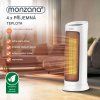 Ventilátorový ohřívač 2000 W - bílý režimy