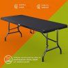 Pivní set 183 cm - antracit materiál