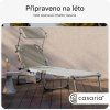 Zahradní lehátko Ibiza - krémové produkt