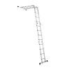 Hliníkový multifunkční žebřík 470 cm opěrný