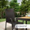 Polyratanové židle Comfort 4 ks - černá využití