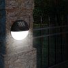 Sada 6 LED solárních nástěnných lamp možnost