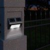 Solární nástěnná LED lampa na steně