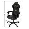 Kancelářská židle HyperSeat - černá rozměry