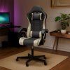 Kancelářská židle HyperSeat - černá/béžová s pozadím