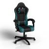 Kancelářská židle HyperSeat - černá/tyrkysová