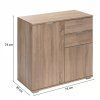 12756 2 komoda alba 71x74x35 cm dub