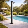 13029 1 solarna sprcha square 40 l strieborna