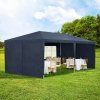 Párty stan 3x6 m - modrá zboku