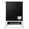 Elektrický krb s ohřevem 2000W - bílý 27963