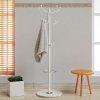 Stojanový věšák na oděvy – bílý 173cm 28006