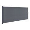 Boční markýza Dubaj 500 x 160cm - šedá 28886