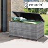 Úložný box s kolečky 370 L - šedý