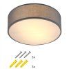 Stropní lampa Ø30cm - šedá 29022