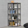 Rohový regál Basic 180 x 70 cm - šedý 30422