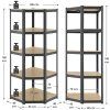 Rohový regál Basic 180 x 70 cm - šedý 30423