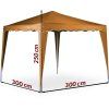 Zahradní stan Capri 3x3 hnědá 23091