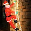 Mikuláš na žebříku- 48 LED diod s pozadím