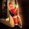 Mikuláš na žebříku- 48 LED diod v exteriéru