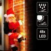 Mikuláš na žebříku- 48 LED diod funkčnost